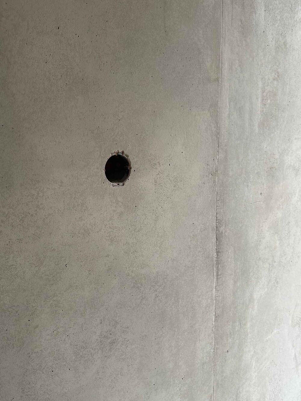 Detail einer Schadstelle nach der Bearbeitung