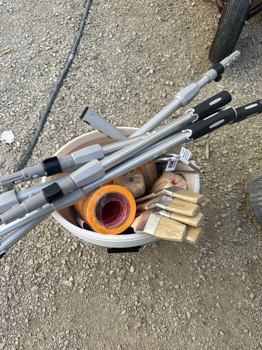 Werkzeuge der Betonkosmetik